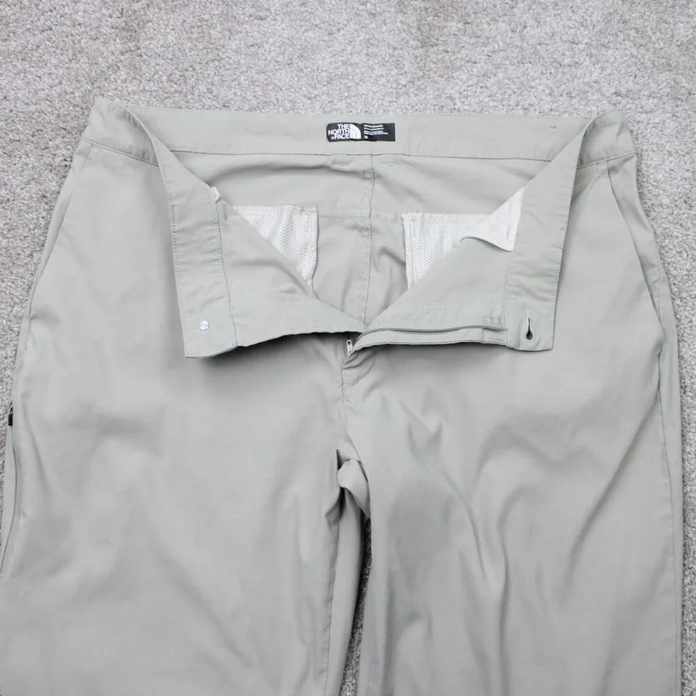The North Face Pants Men 38x32 Beige Water Resistant Hiking Outdoor Straight Leg